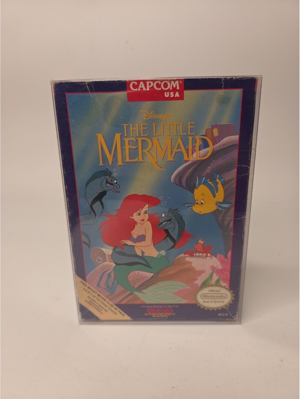 Capcom Disney's The Little Mermaid Nintendo NES CIB Complete w Manual 1991